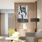 High Fashion Poster Trendy Black and White Wall Art Retro Girl Room Decor - Image 6