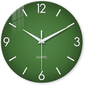 XFM Large Green Wall Clock 16 Inch Simple Wall Clock s Battery Operated Modern by XFMWallClock