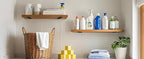 10 Pack - 10 inch Black Hidden L Shelf Bracket Iron Floating Shelf Brackets - Image 9
