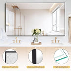 Koonmi 81"x41" Floor Mirror Full Length, Bedroom Floor Body Mirror - Image 7