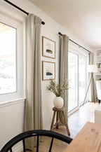 100% Blackout Shield Linen Blackout Curtains - Image 7