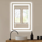 NEWBULIG 28X20 Inch LED Bathroom Wall Mirror by NEWBULIG