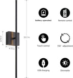 KARTOOSH Battery Operated Wall Sconces - Image 3