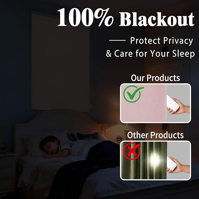 Self-Adhesive Total 100% Blackout Window Treatment - Image 2