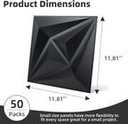 AMZDEPOT 50 Pack 3D Wall Panels - Image 2