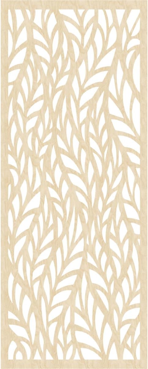 33 3/8"W x 84 3/8"H x 3/8"T Ortonville Decorative Fretwork Wood Wall Panels - Image 2