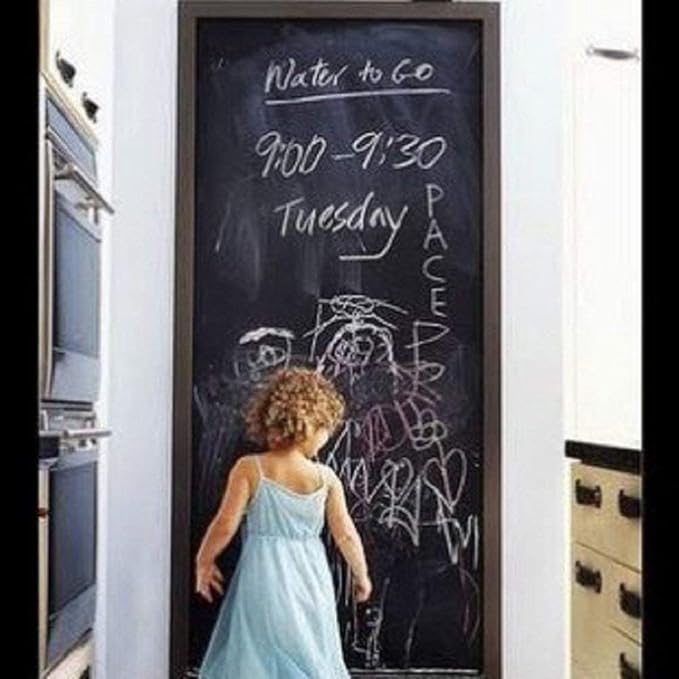 Chalkboard Wallpaper Peel and Stick, 18 × 79 Inches, Removable Blackboard - Image 3