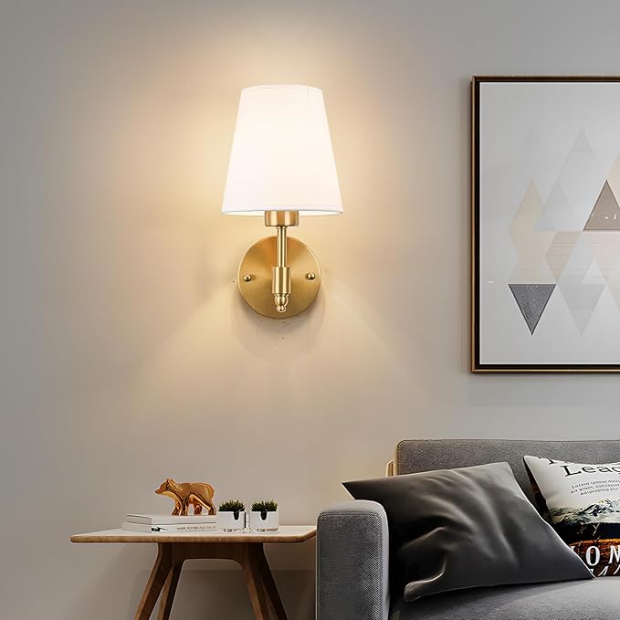 Peel and Stick Wall Sconces, Stick On Wall Sconce Set of 2, Battery Operated - Image 9