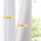NICETOWN 100% Blackout Window Curtain Panels 96 inch Length - Image 4