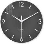 XFM Modern Wall Clock 20 Inch Large Grey Wall Clocks Battery Operated Gray by XFMWallClock