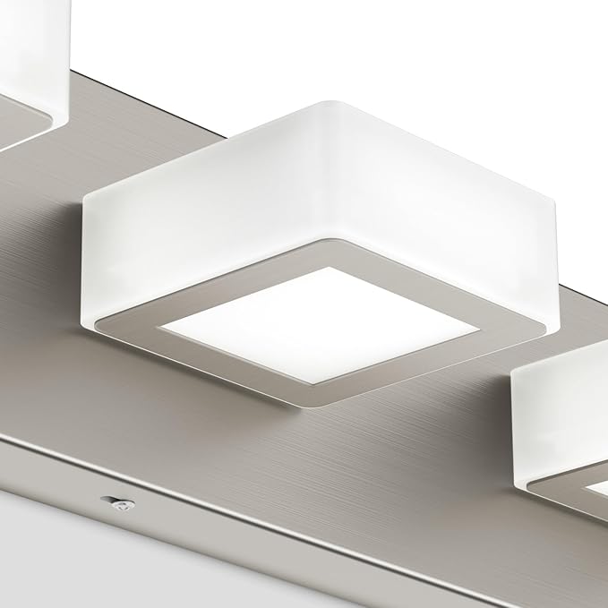 Ralbay Brushed Nickel Bathroom Lights Fixtures Dimmable 5 Color Temperature - Image 7