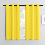 NICETOWN Bright Yellow Room Darkening Curtains by NICETOWN