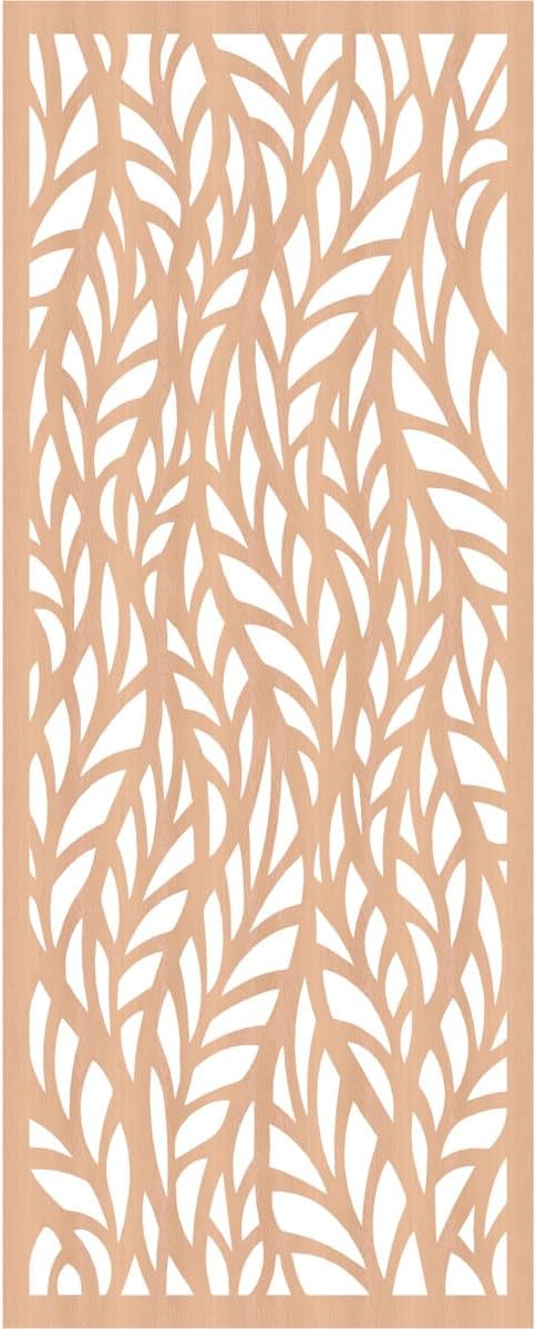 23 3/8"W x 59 3/8"H x 1/4"T Ortonville Decorative Fretwork Wood Wall Panels - Image 2