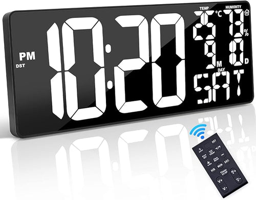 18 Inch Oversized Digital Wall Clock by Xflyee