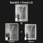 26"x38" LED Bathroom Mirror - Image 2