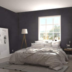 Abyssaly Black Silk Wallpaper Peel and Stick 15.7" X 196.8" Embossed Self - Image 5