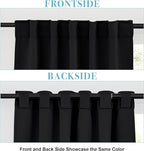RYB HOME Short Bedroom Blackout Curtains - Image 3