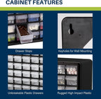 Akro-Mils 64-Drawer Plastic Drawer Storage Cabinet - Image 3