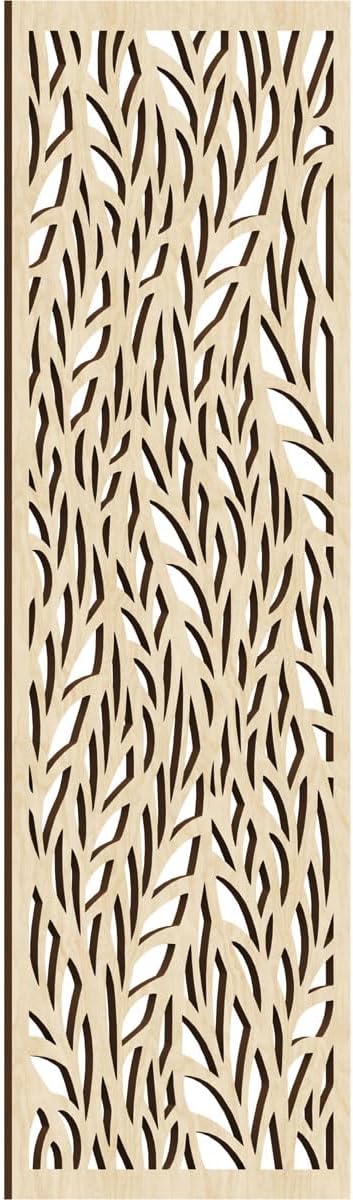 21 3/8"W x 54 3/8"H x 3/8"T Ortonville Decorative Fretwork Wood Wall Panels by EkenaMillwork