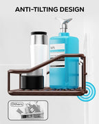 Nieifi Shower Caddy Shelf Storage Rack Adhesive Without Drilling Stainless Steel - Image 4