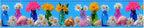 Wildflower Vase Wallpaper Border 196x4 Inch Removable Wall Border Peel and - Image 2