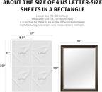 Retro Copper Effect Framed Wall Mirror, 16x20 Rectangle Mirror, - Image 5