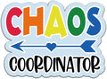 YAZMEEN 20 Pcs Funny Nurse Stickers 2.5'' Colorful Chaos Coordinator Medical Stickers Funny Appreciation Gifts for Nurse Doctor Teacher Coworker Nursing Stickers Decals for Water Bottle Laptop Phone