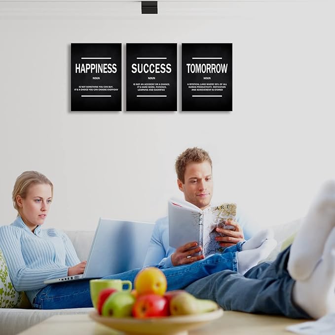 KAWAHONE Success Quotes Wall Art, Motivational Entrepreneur Tomorrow Poster - Image 4