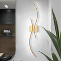 CANEOE Modern Wall Sconce, 39Inch Gold LED Wall Light Fixtures, 6000K Bathroom by CANEOE