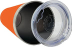 LaserGram 22oz Vacuum Insulated Skinny Tumbler, Jet Airplane, Personalized Engraving Included (Orange)