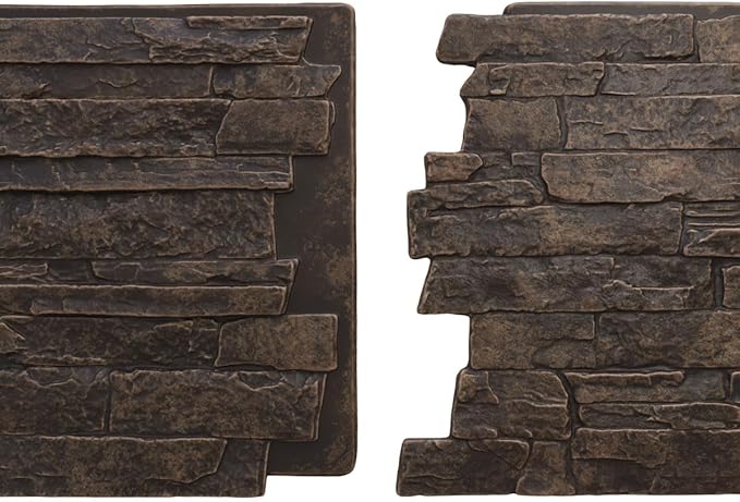 EverStone Acadia Ledge Faux Stone Panel, Alder Creek Color - Image 8