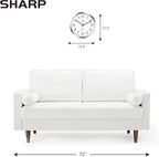 Sharp Wall Clock – Silver/Chrome, Silent Non Ticking 12 Inch Quality Quartz - Image 4