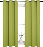 NICETOWN Green Blackout Curtains Window Panels, Window Treatment Thermal by NICETOWN
