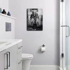 Funny Bathroom Canvas Wall Art Set of 2 - Image 7