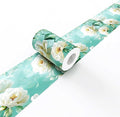 3D Floral Wallpaper Border White Peony Peel and Stick Wall Border Self Adhesive by WEISENI