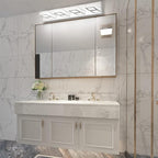 Ralbay Chrome Vanity Lights for Bathroom Adjustable Acrylic Chrome Modern LED - Image 5