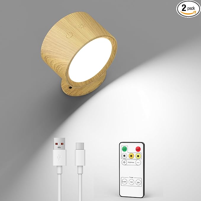 LED Wall Mounted Lights 2 Pcs by Unknown
