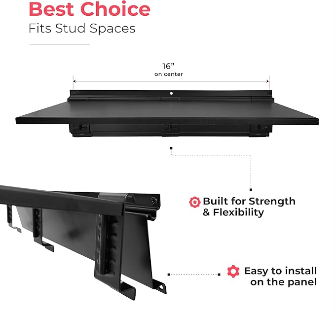 Heavy-Duty Garage Wall Storage System | Wall Mounted Tool Organizer Rack - Image 5