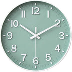 HZDHCLH Wall Clocks Battery Operated, Wall Clock Green, 12 inch Wall Clock by HZDHCLH