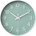 HZDHCLH Wall Clocks Battery Operated, Wall Clock Green, 8 inch Wall Clock by HZDHCLH
