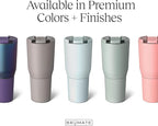 BrüMate Nav 35oz 100% Leak Proof Insulated Travel Tumbler with Magnetic BevLock™ Lid - Double Wall Cup-Holder Friendly Stainless Steel Mug (Neon Pink)
