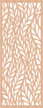 25 3/8"W x 64 3/8"H x 1/4"T Ortonville Decorative Fretwork Wood Wall Panels - Image 2