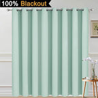 Yakamok Extra Wide 100% Blackout Full Shading Curtains - Image 2