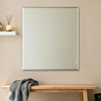 Ruomeng Frameless Mirror for Wall, 40x36 Inch Bathroom Vanity Mirror Farmhouse - Image 9