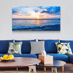 Wapluam Large Canvas Wall Art For Living Room Office Wall Decor Beach Pictures - Image 3