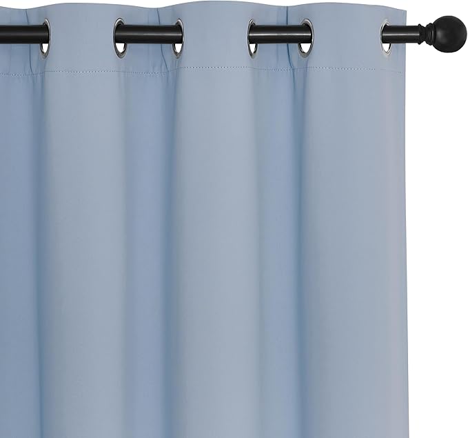 NICETOWN Blackout Curtains 72 inches Long, Grommet Privacy Window Treatment - Image 7