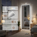Full Length Mirror with Lights, Full Body Dressing Standing Mirrors with - Image 3