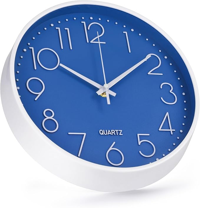 Wall Clock Non-Ticking Silent Modern Simple Style Round Decor Clock - Image 3