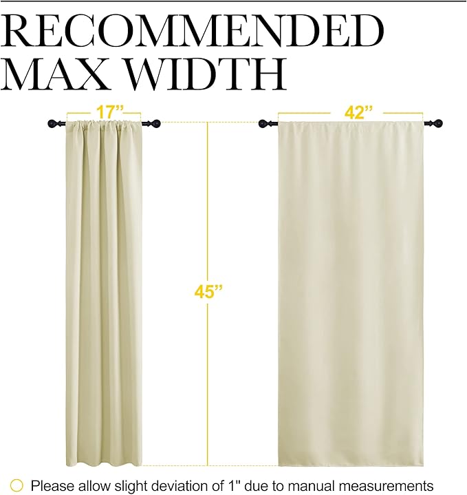 NICETOWN Blackout Curtains for Bedroom, Home Decorations Thermal Insulated - Image 7
