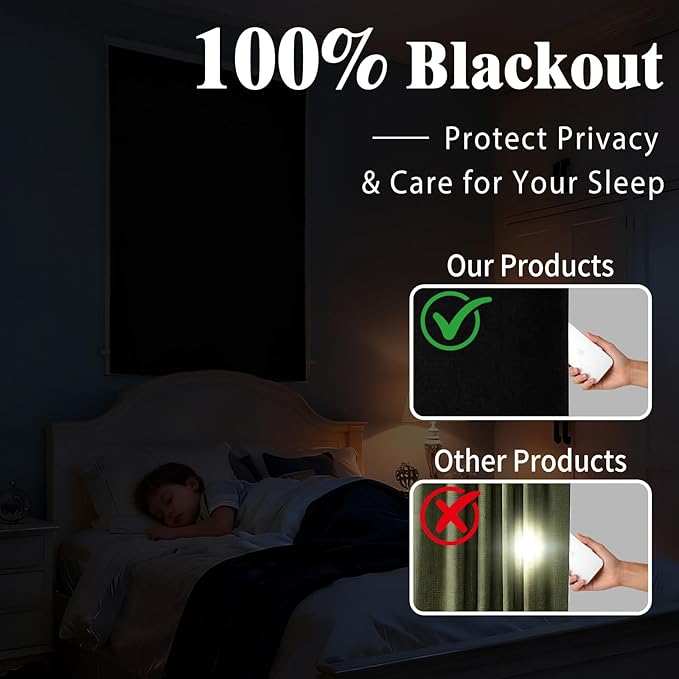 Self-Adhesive 100% Blackout Curtain - Image 2